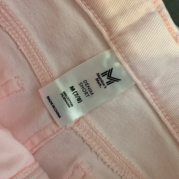 Pink Kids Jean Shorts with Adjustable Waistband - Picture 6 of 9